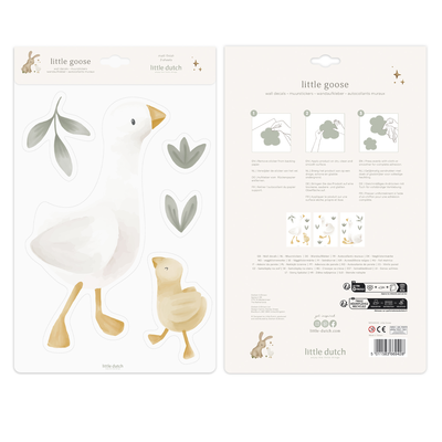 Muurstickers Little Goose (A4)