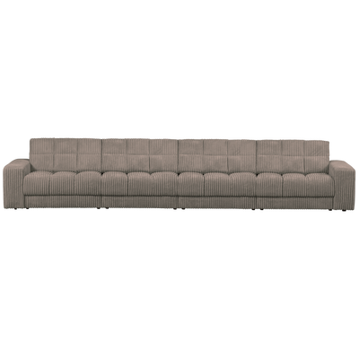 Second date 4-zits bank velvet goudgeel