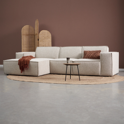 Hoekbank Chaise Livento Beige
