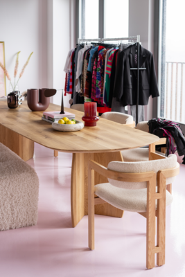 Divio tafel Blanke olie 100cm