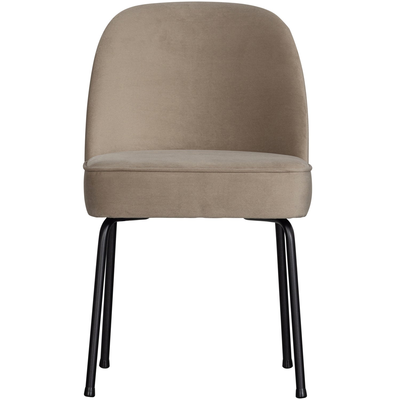 Vogue eetkamerstoel structure velvet brass