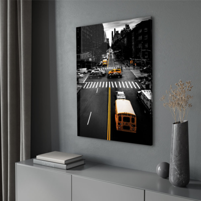 Walljar acrylglas schilderij - New York Intersection
