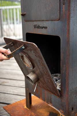 Weltevree deur Outdooroven