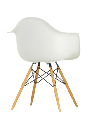 Vitra stoel Eames DAW goud esdoorn onderstel