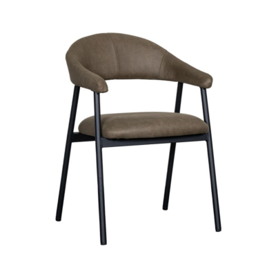 Eetkamerstoel Allure Macy-micro suède-set van 2