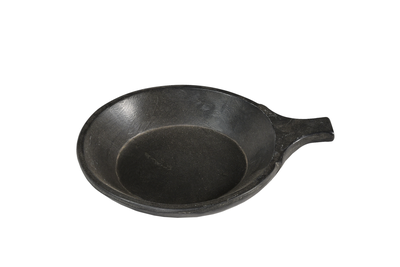 Hardsteen Chapati schaal zwart