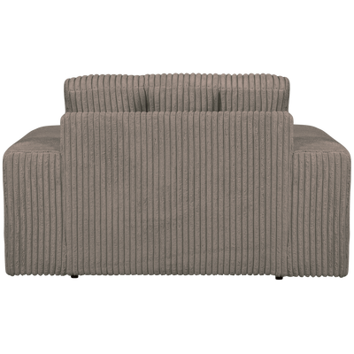 Second date loveseat velvet warmgrijs