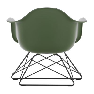 Vitra loungestoel Eames LAR zwart onderstel