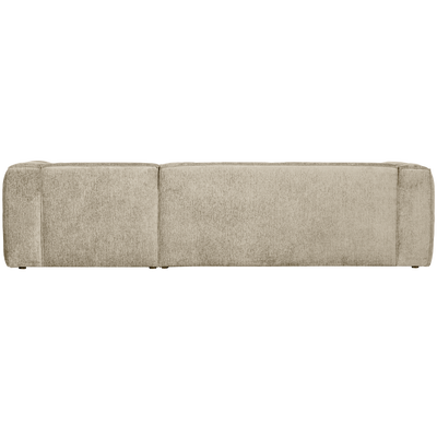 Bean hoekbank rechts chenille velvet taupe