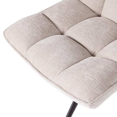 Jouke draaifauteuil chenille structuur roestbruin [fsc]