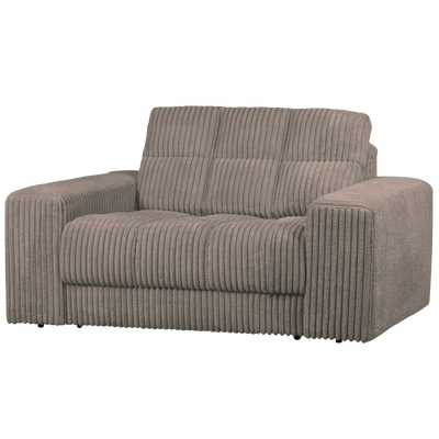 Second date loveseat velvet warmgrijs