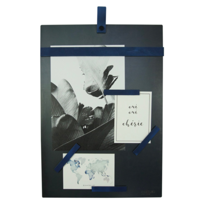 Magneetbord met magneetstrips
