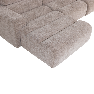 Novi chaise longue bank links oranje melange