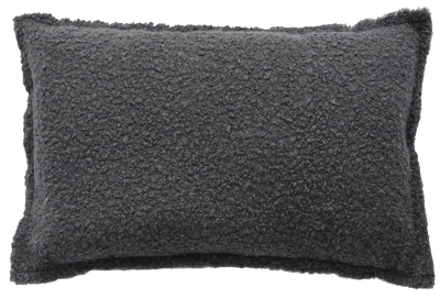 Kussen Boucle grijs