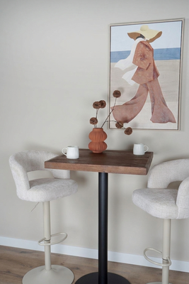 Barkruk Vince - Beige onderstel