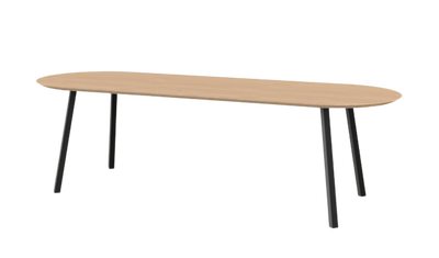Studio HENK tafel New Classic Plat ovaal, zwart frame - Smart Collectie