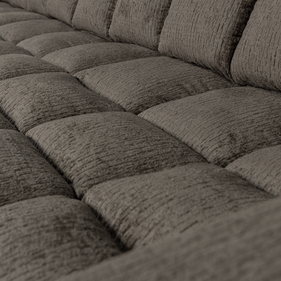 Second date chaise longue links velvet antraciet
