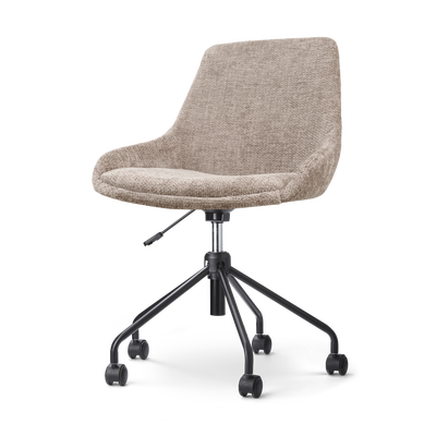 Bureaustoel Nout-Isa - zwart onderstel