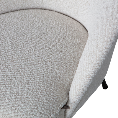 Vogue fauteuil boucle naturel
