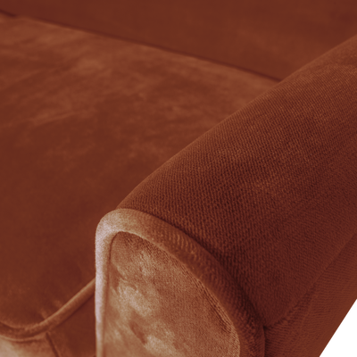 Rocco xl bank 230 cm velvet off white [fsc]