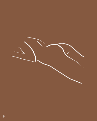 Print Dreaming Woman by Bo Sterenberg