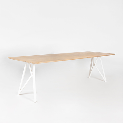 Studio HENK tafel Butterfly Blob - wit frame, hardwax light 3041