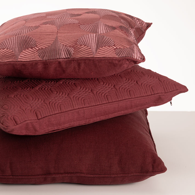 Sierkussen linnen Geo Deco