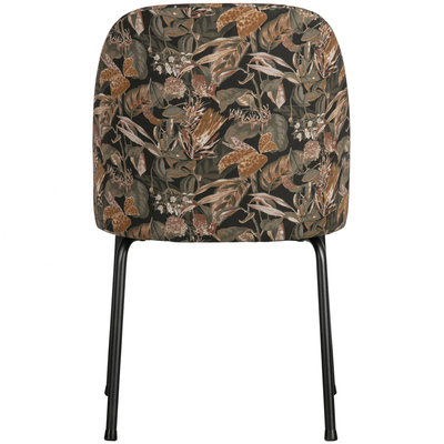 Vogue eetkamerstoel structure velvet brass