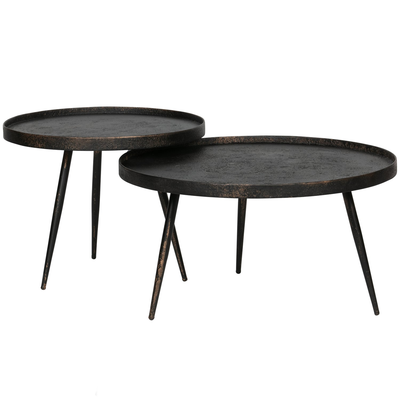 Bounds bijzettafel l hout/metaal naturel 44xo58 cm