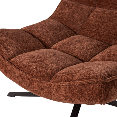 Maudi draaifauteuil chenille structuur groen