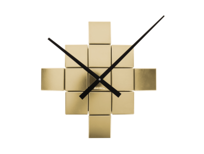 Wandklok DIY Cubic Metallic