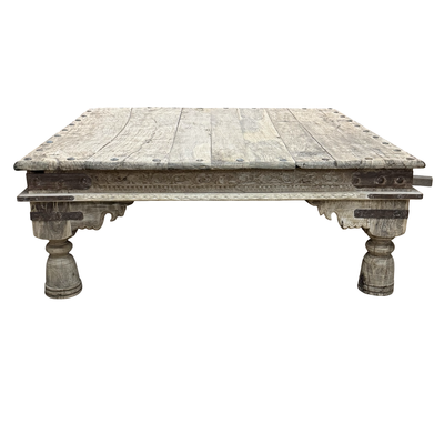 Salontafel vierkant groot uniek naturel