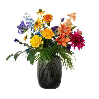 Zijden boeket Lucy Lou