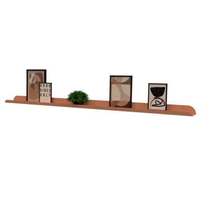 LIMA 150 | smalle stalen wandplank
