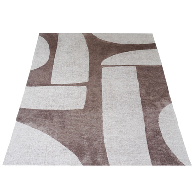 Vloerkleed Ziba Taupe/Creme