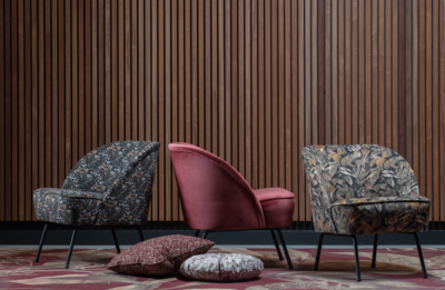 Fauteuil Vogue fluweel