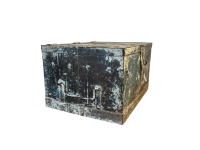 Kist Iron money box uniek