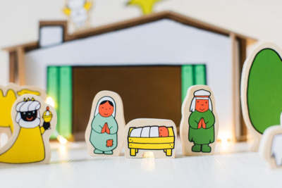 Houten kerststal, Dick Bruna