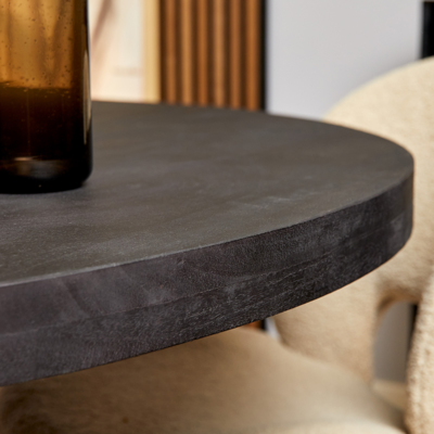 Tafel Maas Rond Zwart