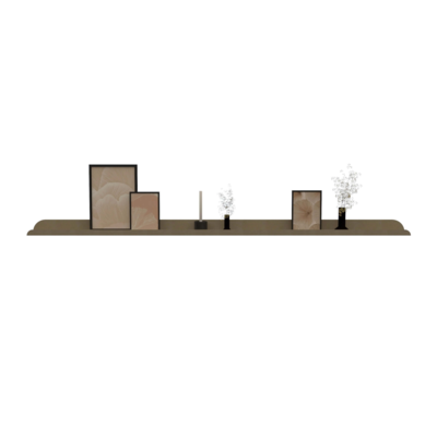 LIMA 150 | smalle stalen wandplank