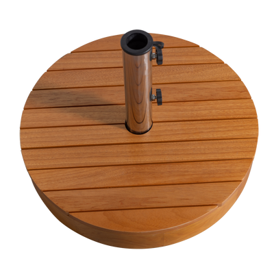 Monica tuin parasolvoet hout naturel 37xo49cm [fsc]