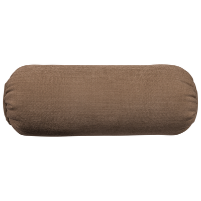 Baggy rolkussen 50xo23 cm 3d chenille middenbruin