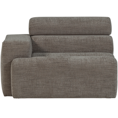 Novi 1-zits element arm links boucle karamelbruin