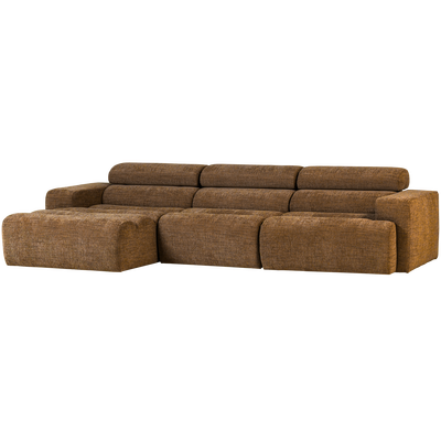 Novi chaise longue bank links oranje melange