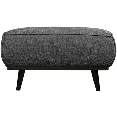 Statement hocker lichtbruin melange