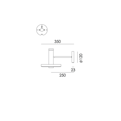 Tonone wandlamp Beads Wall 35 Uplight