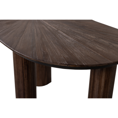 Sun organische sidetable/bureau recycled teak bruin