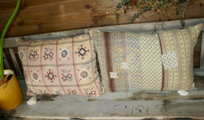 Kussen Kantha vintage 50x70 cm