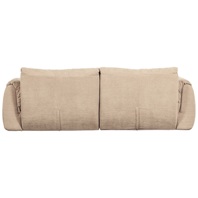 Baggy 2-zits bank 3d chenille middenbruin