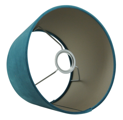 Staande lampenkap Palermo velours blauw
